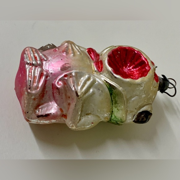 Early 20th Century Antique Suck Mouth Frog Christmas Tree Ornament - Picture 13 of 16